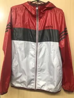 adidas neo フード付きナイロンジャケット S