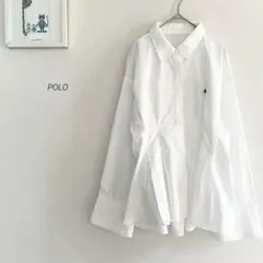 【POLO BCS】VIS別注ウエストタックフレアシャツ【洗える】6020のサムネイル