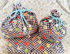 ハンドメイド★ユニークで可愛い♪お弁当柄のランチ3点セット★