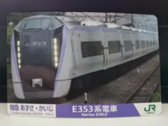 E353系電車 特急あずさ 鉄道カード