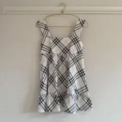 BURBERRY チェック柄 ノースリーブチュニック バーバリー ビンテージ