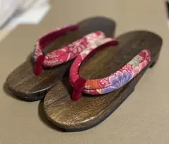 美品★日本製の高級下駄 525