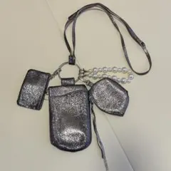 チャオパニックMODDY スマホショルダーバッグ レオパード柄ポーチ付き