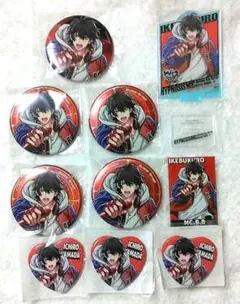 ヒプノシスマイク　アニメ二期キービジュアル　缶バッジ＆アクスタ　一郎