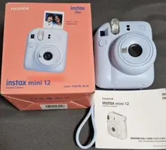 フィルム5枚付 FUJIFILM instax mini 12 パステルブルー