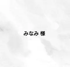 みなみ様 ご専用ページ