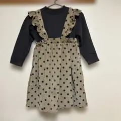 【PAIRMANON】ドット柄ワンピース 120