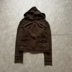 archive grunge military Parka y2k brown