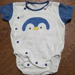 ペンギンプリントロンパース 60-70cm