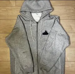 【希少】【レア】XLARGE×Champion グレージップアップパーカー L