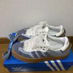adidas SAMBA デニム ジップ スニーカー - メルカリ