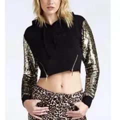 GUESS スパンコール　パーカー　XSのサムネイル