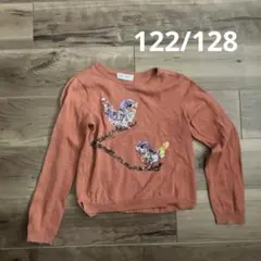 H&M鳥デザイン セーター 122/128