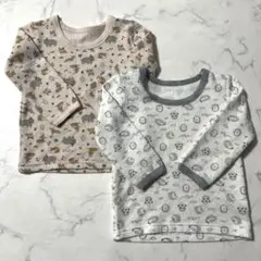 長袖　肌着　95 2枚組