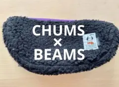 CHUMS BEAMSコラボ ポーチ 黒/紫のサムネイル