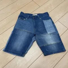 訳あり ビーノ デニムハーフパンツ Mサイズのサムネイル