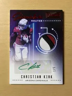 5枚限定 NFL CARDINALS CHRISTIAN KIRK AUTO