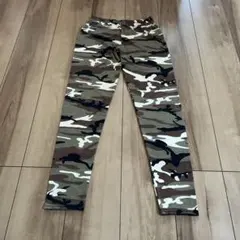 ダンス　フィットネス迷彩柄スパッツ Mサイズ 綿100%