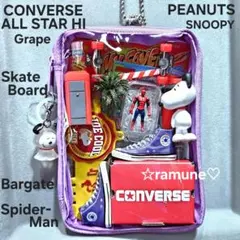 PEANUTS BIG ガチャ詰め『アメリカンスタイル』コンバース スヌーピー