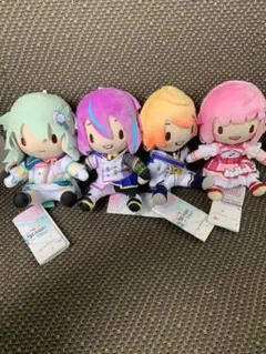 プロセカ ワンダーランズ×ショウタイム ふわぷち ミニぬいぐるみ　全4種セット