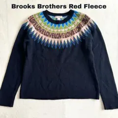 Brooks Brothers Red Fleece ネイビー ハートニット M
