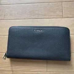 FURLA 黒 レザー 長財布
