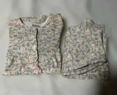 レナウン　レディースMサイズ花柄コットンパジャマ上下セット