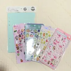 【海外製】ボンボンドロップ風　立体　ぷっくりシールまとめ売り　シール台紙