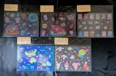 サンリオ　いちご新聞　付録シール　5種セット