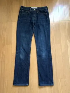 UNIQLO スキニーフィット デニムパンツ 28 インディゴ ストレッチ