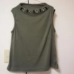 マーキュリーデュオ　好きさんにも＊　ビジュー付き　トップス