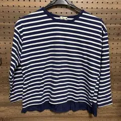 brans ボーダー長袖カットソー 140