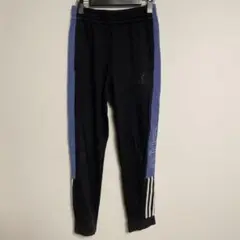 adidas アディダス ジョガーパンツ スウェットパンツ 黒/青 S