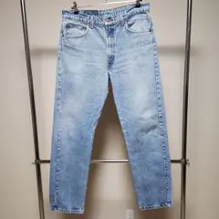90s　Levi's　リーバイス　505　ライトブルー ストレートデニム　W36