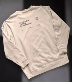 HYPE GOLFハイプゴルフ◇メンズウェア　トレーナー　XL ベージュ