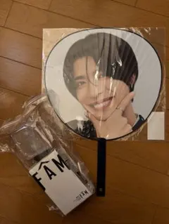 timelesz 松島聡 うちわ・ペンライトセット　FAM
