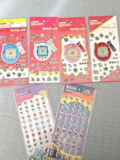 [新品]たまごっち　キラキラシール2 プチプチシール 全6種セット