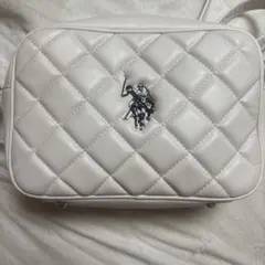 U.S. POLO ASSN. キルティング ショルダーバッグ ホワイトのサムネイル