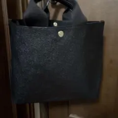 Breath TOPKAPI 黒いトートバッグ 内ポケット付き