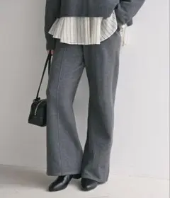 【WEB限定】＜at ease＞ニット パンツ ウォッシャブル　新品タグ付き