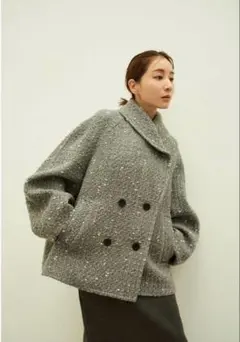 MINAMI TANAKA×CLANE OVER TWEED COAT