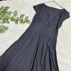 N.  ナチュラルビューティーベーシック　ワンピース　ブラック　サイズM 綿