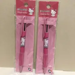 チャーミーキティ 3色ボールペン 2本セット ボールペン キティ