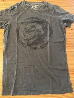 DIESEL グラフィックプリント Tシャツ M グレー