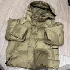 ブランシェス　branshes 中綿ジャケット カーキ フード付き アウター