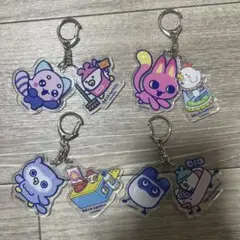 たまごっち ふぁくとり〜！セットアクリルキーホルダー　4セット