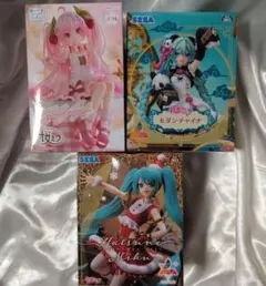 初音ミク プライズ フィギュアセット