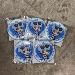 即購入可 ぴちぴちピッチ 楽コレ 缶バッジ ミミ 5点