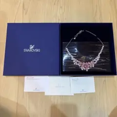SWAROVSKI ネックレス ピンクグラデーション クリスタル