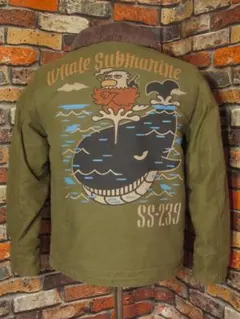 ベンデイビス N-1デッキジャケット Mサイズ38 クジラ 鷲 裏ボア 松岡佳博